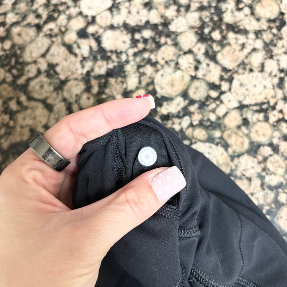 Lululemon Align Leggings Size 8 High Rise Black 25” Stretch Yoga - Picture 7 of 7